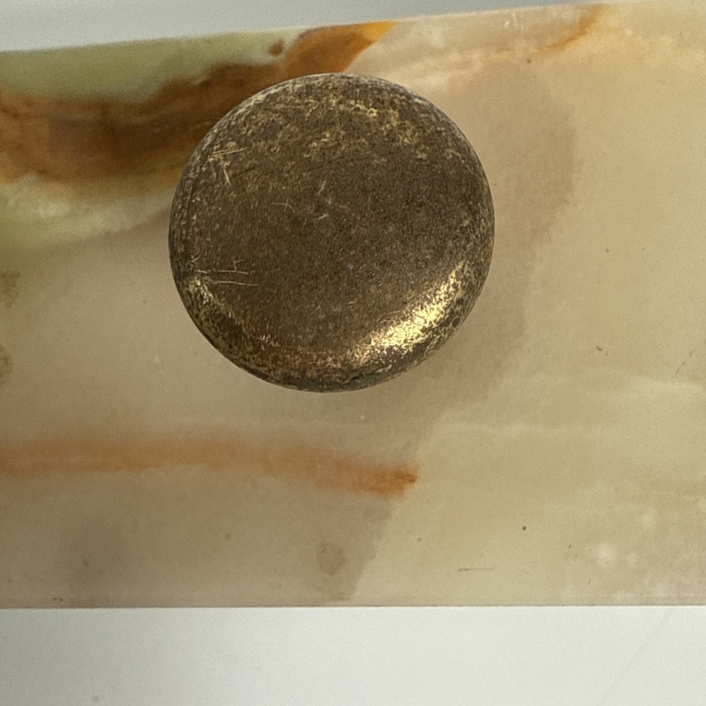 Onyx Italian Marble Rocker‎ Desk Ink Blotter & Letter Opener - Picture 8 of 14